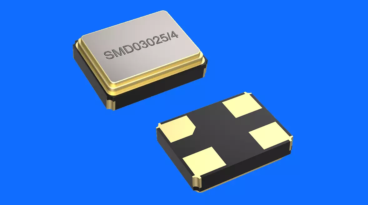 SMD oscillating quartz 03025/4