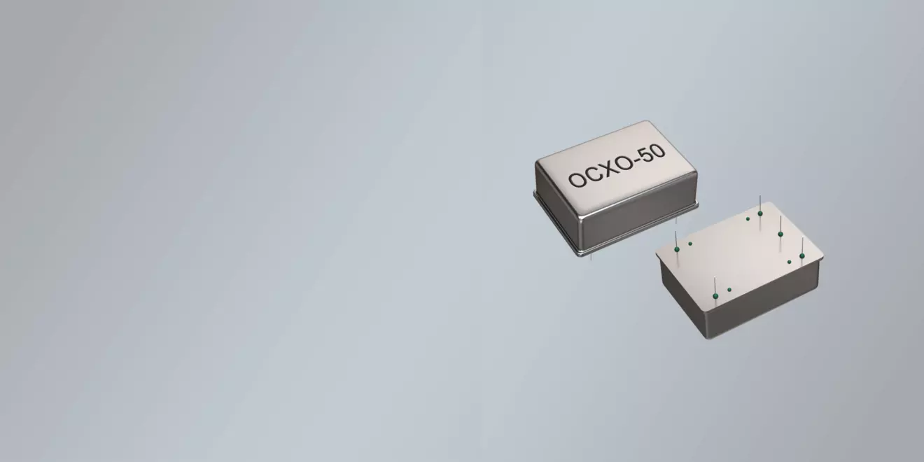 THT OCXO OSCILLATOR 50.8 x 50.8 mm 10.0-50.0 MHz 