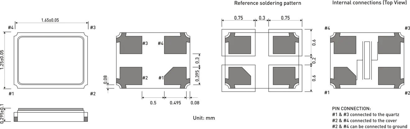 SMD QUARTZ CRYSTAL SMD01612-4 SMD QUARTZ CRYSTAL SMD01612-4