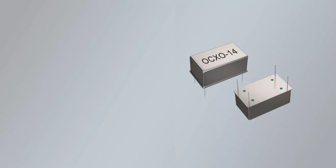 THT OCXO OSCILLATOR 20.8 x 13.2 mm 2.0-100.0 MHz 