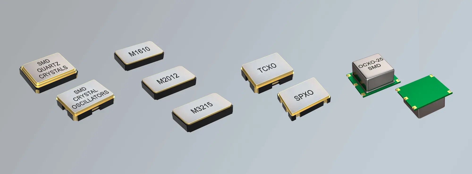 Quartz crystals and oscillators