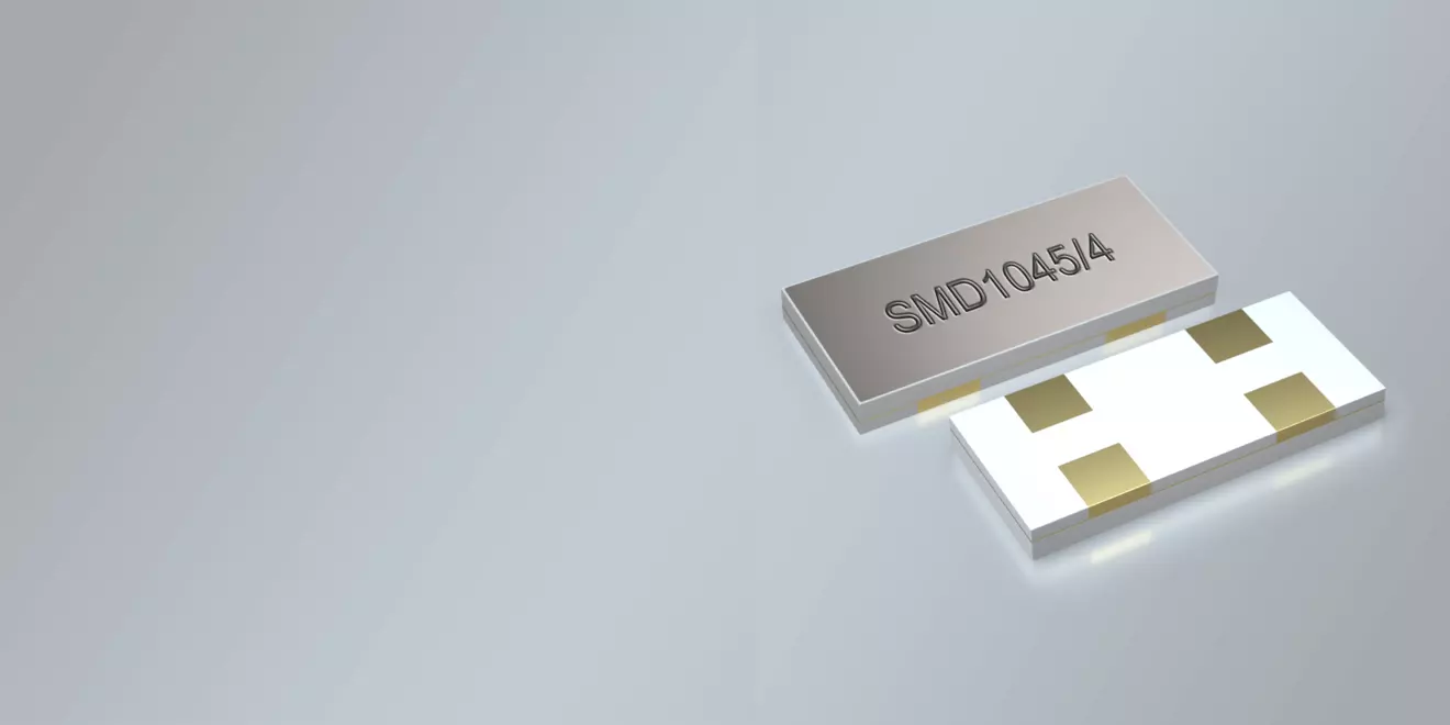 SMD QUARTZ CRYSTAL 10.0 x 4.5 mm 3.2768 - 10.0 MHz 