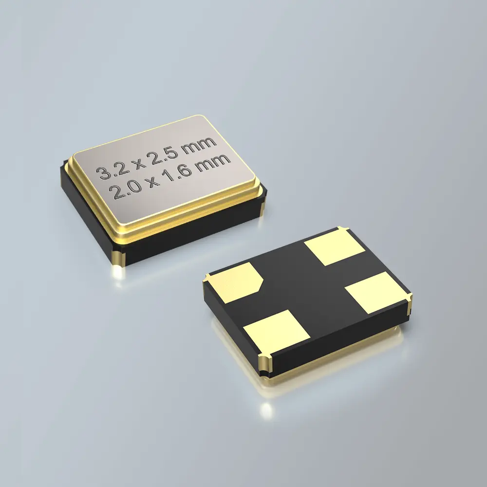 Low ESR oscillating crystals 3.2 x 2.5 mm and 2.0 x 1.6 mm QUARTZ CRYSTALS FOR A FAST START