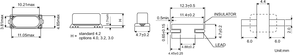 SMD MHz QUARTZ CRYSTAL HC-49-US-SMD SMD MHz QUARTZ CRYSTAL HC-49-US-SMD