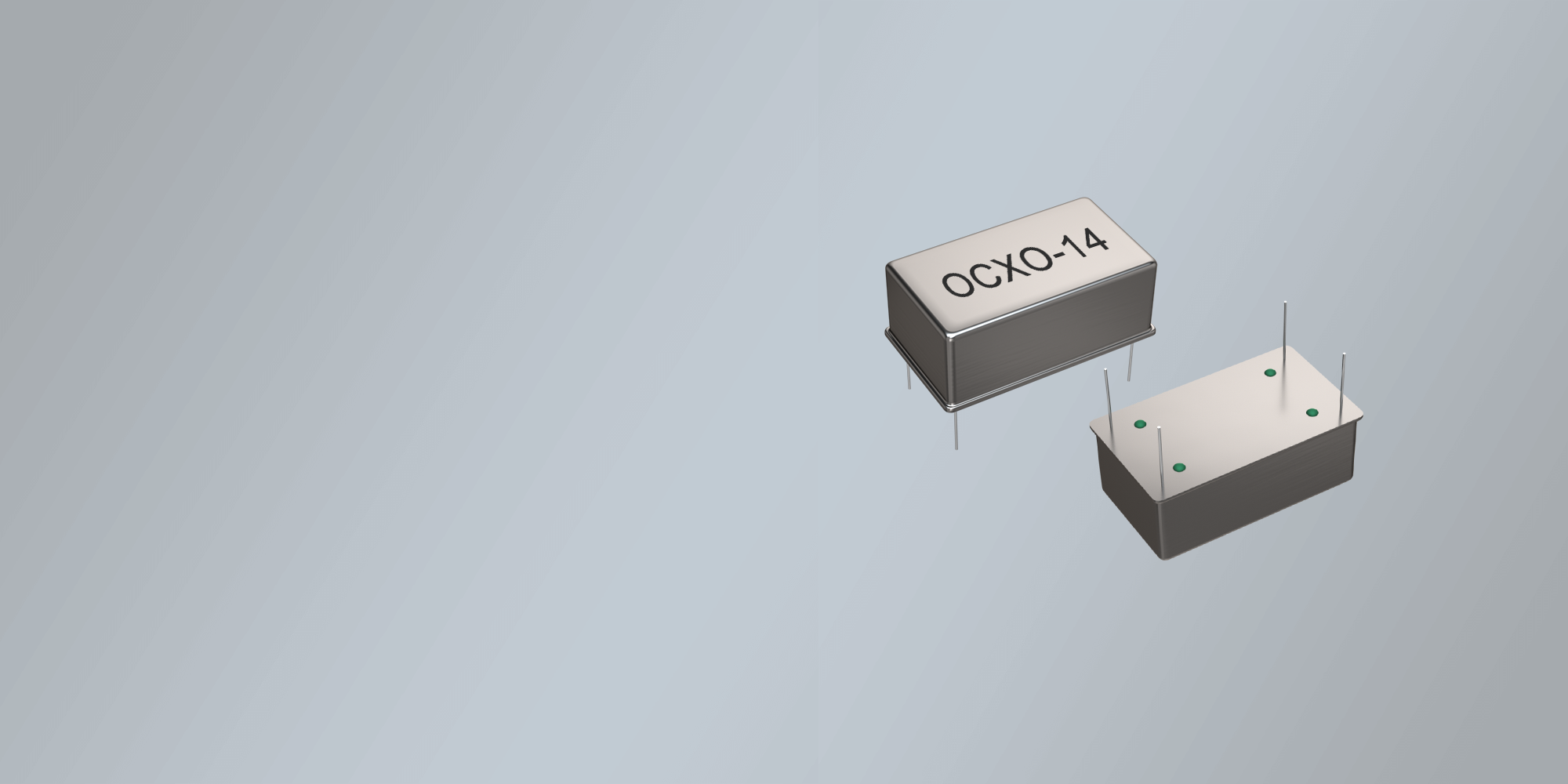 THT OCXO OSCILLATOR 20.8 x 13.2 mm 2.0-100.0 MHz