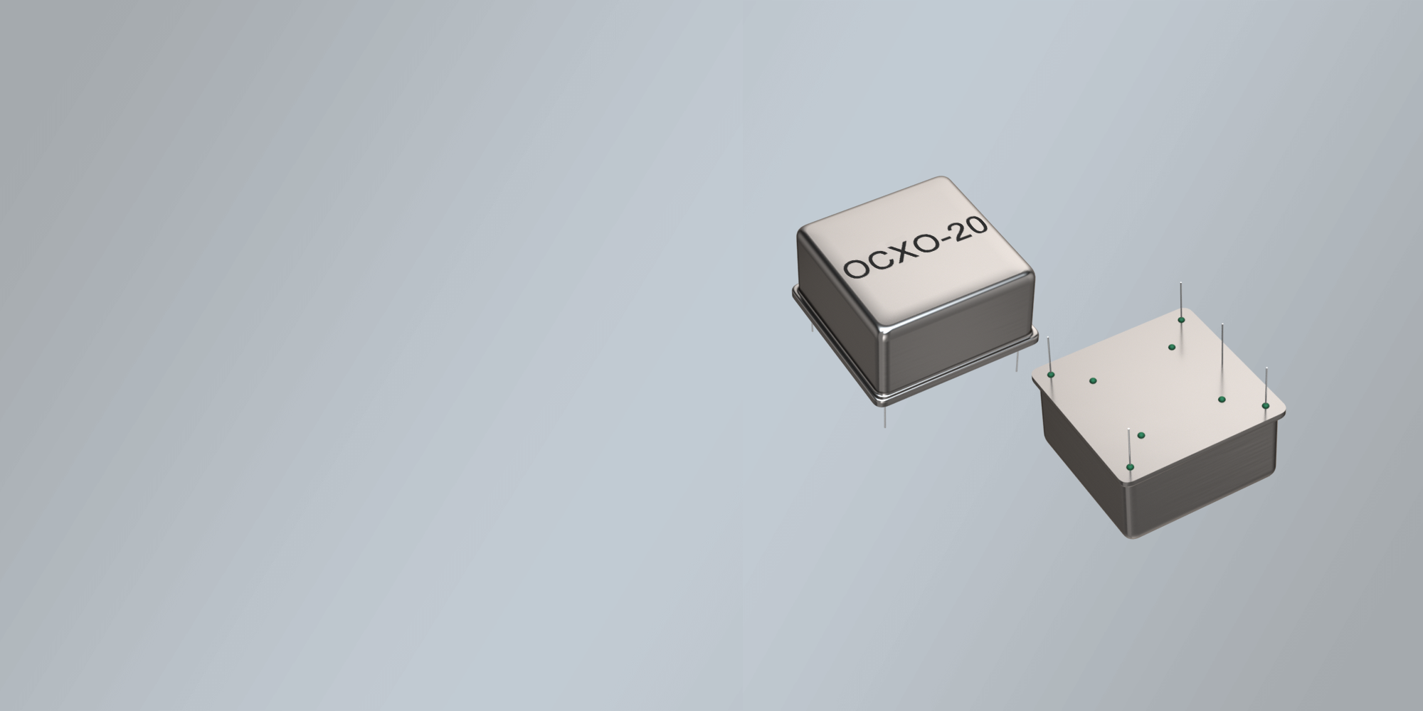 THT OCXO OSCILLATOR 20.5 x 20.5 mm 2.0-100.0 MHz