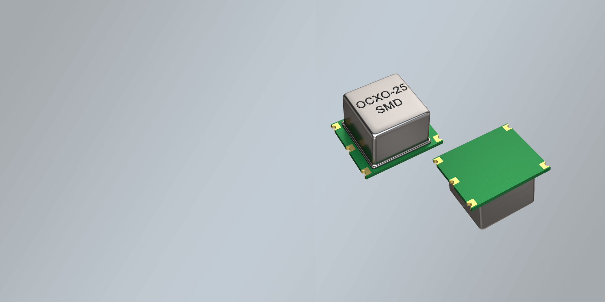 SMD OCXO OSCILLATOR 25.4 x 22.0 mm 2.0-100.0 MHz