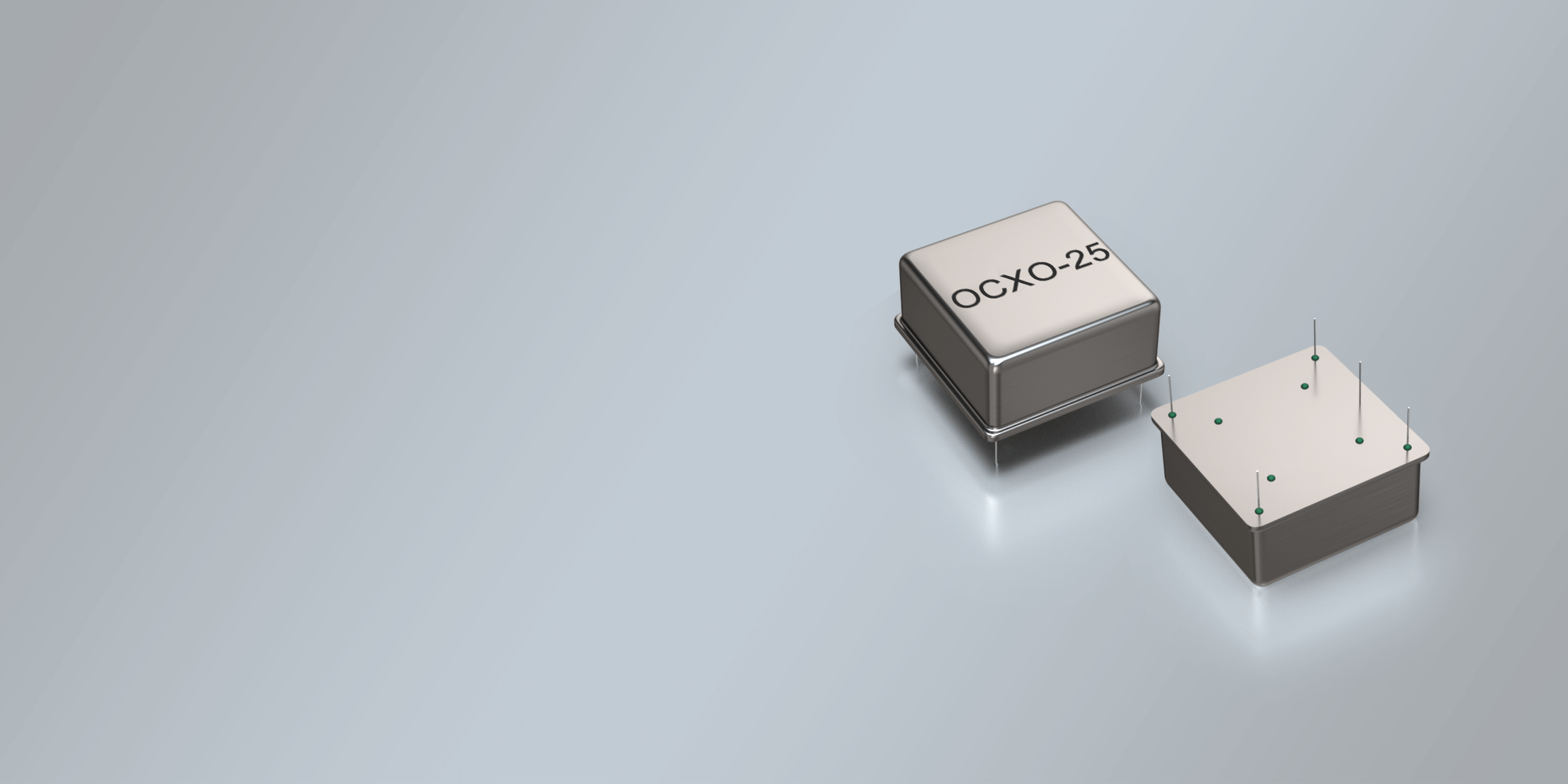 THT OCXO OSCILLATOR 25.4 x 25.4 mm 2.0-100.0 MHz