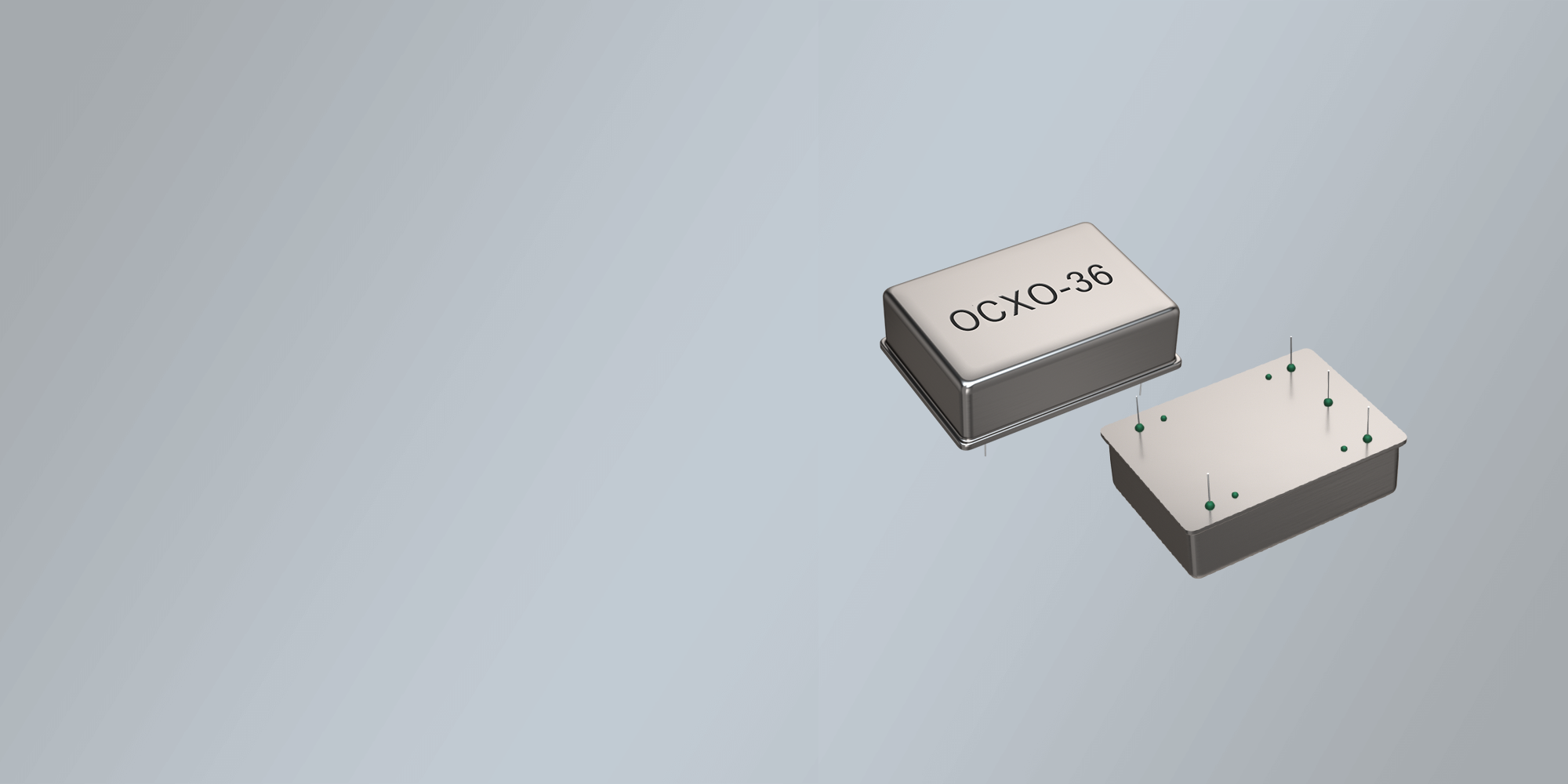 THT OCXO OSCILLATOR 36.0 x 27.0 mm 2.0-100.0 MHz