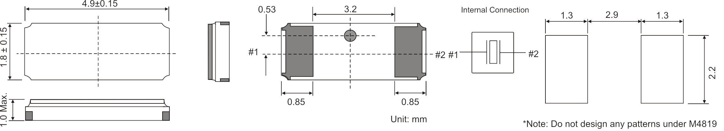 M4819 Dimensions