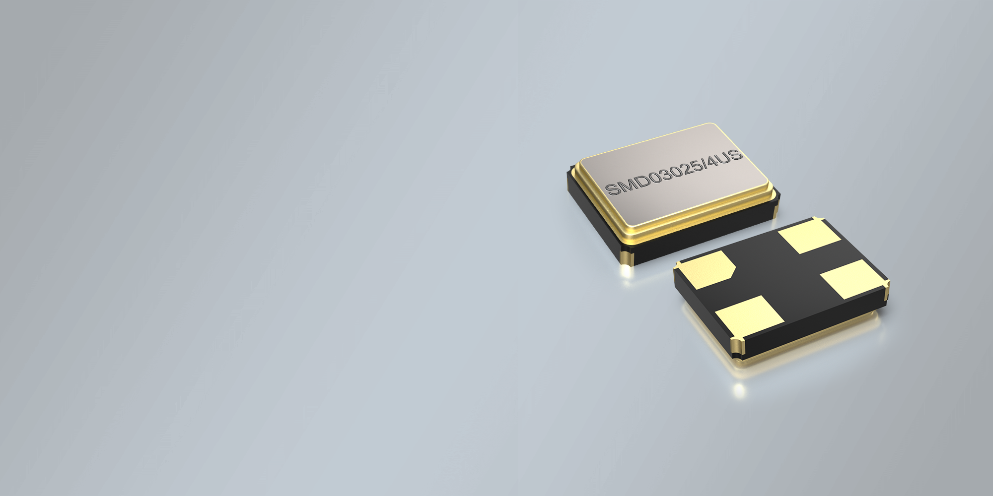 SMD QUARTZ 3.2 x 2.5 mm 12.0 - 40.0 MHz ULTRASONIC